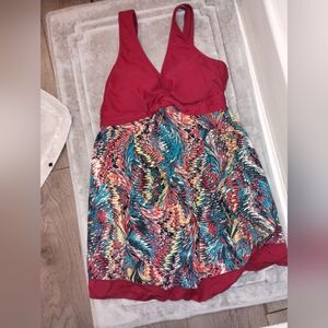 One piece bathing suit